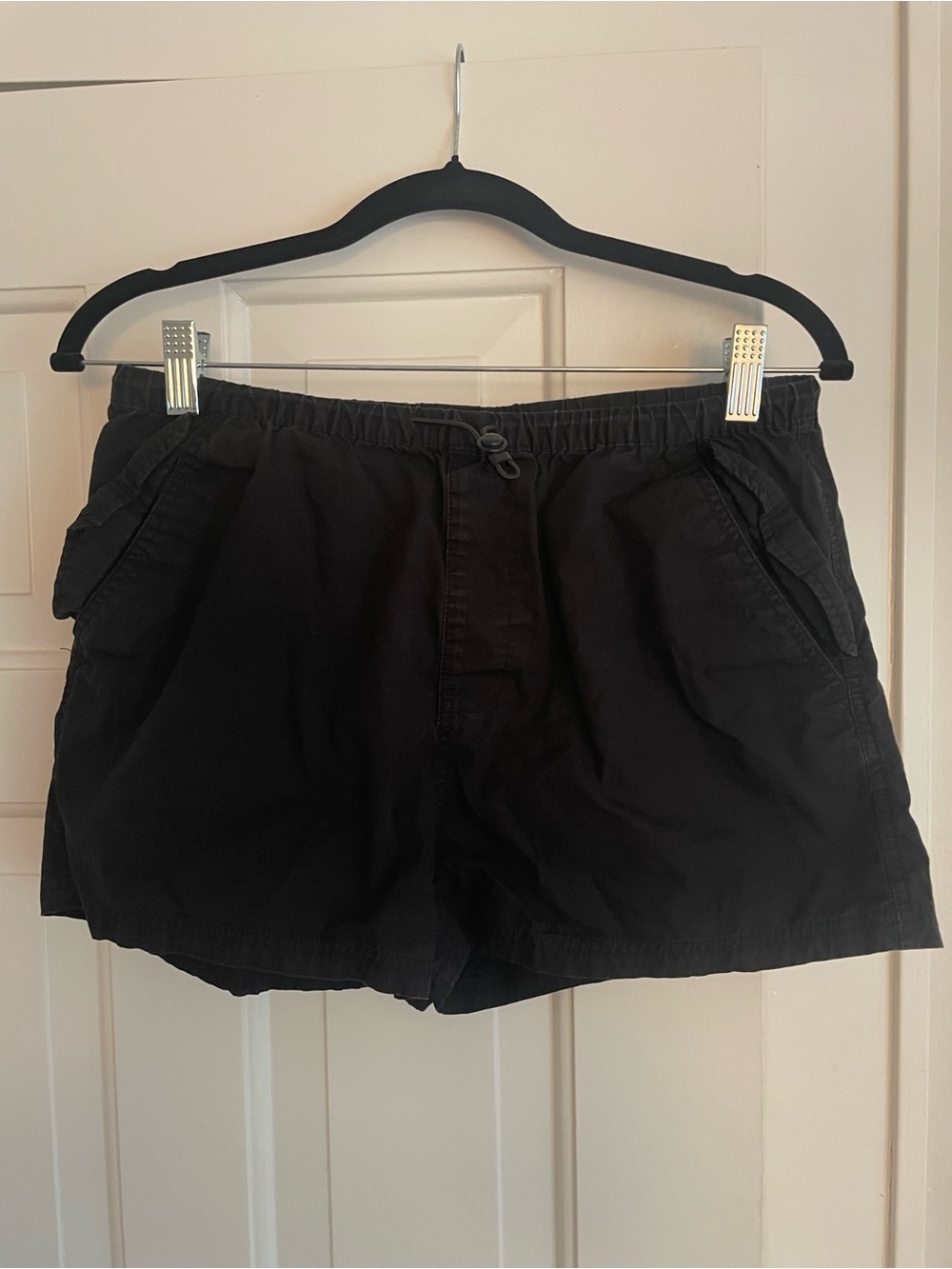 Women's Black Cargo Shorts